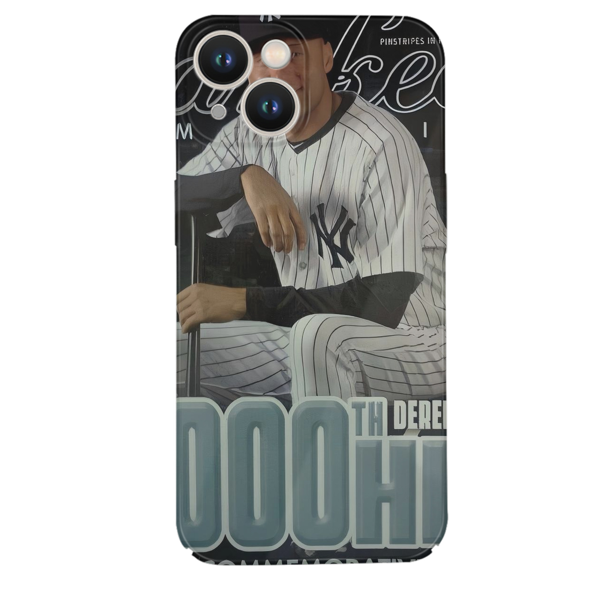 Derek Jeter 43 IPhone 14 Series Full-Cover Hard Case – Shockproof With Raised Camera Protection – Precise Cutouts, Wireless Charging Compatible – Durable, Anti-Yellowing, Easy To Clean
